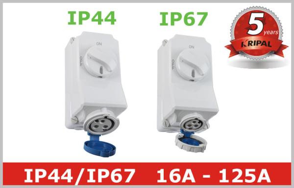 Buy cheap 230V 400V Waterproof Interlocked Switch Sockets for Industrial Plug from wholesalers