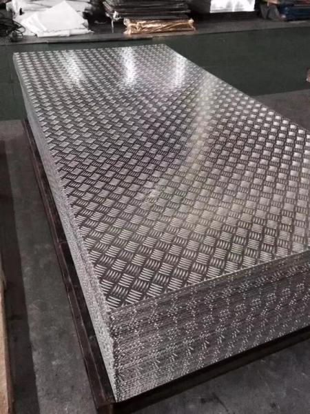 Buy cheap 5052 5 Bar Ribbed Aluminium Tread Plate from wholesalers