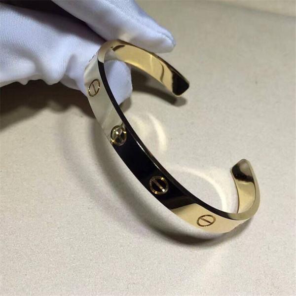 Buy cheap Cartie openning love braceleto 18k gold white gold yellow gold rose gold bracelet Jewelry factory in Shenzhen, China from wholesalers