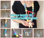 Buy cheap baby name pacifier holder, wood bead pacifier clip , baby shower gift, dummy from wholesalers