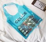 top pvc handle bag, Beach Tote waterpoof Bag Pvc Handle Bags, biodegradable PVC