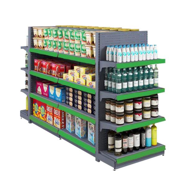 Buy cheap Customized Modern Grocery Shelf Racking Made Of Cold Rolled Steel from wholesalers