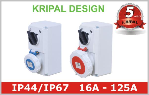 Buy cheap IP67 Weatherproof Industrial Interlocked Switch Socket Outlet for Plug from wholesalers