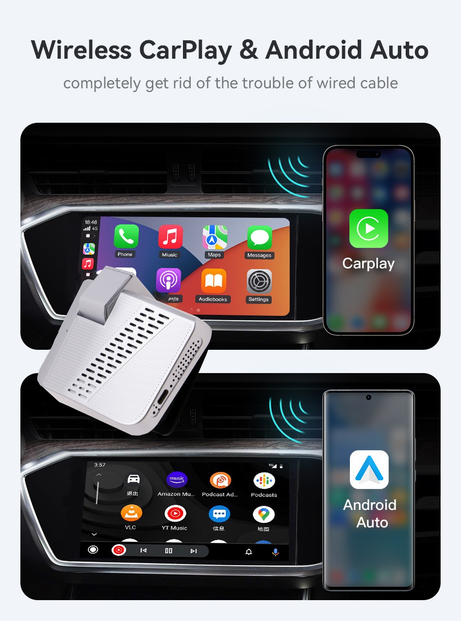 Car DVR Camera with Built-in APP Carplay and GPS Navigation 1080P HD USB 2.0 Front Camera