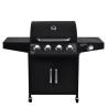 Buy cheap 430SS Warming Grid 4 1 Burners Stainless Steel Gas BBQ Grill for Modern Style Cooking from wholesalers