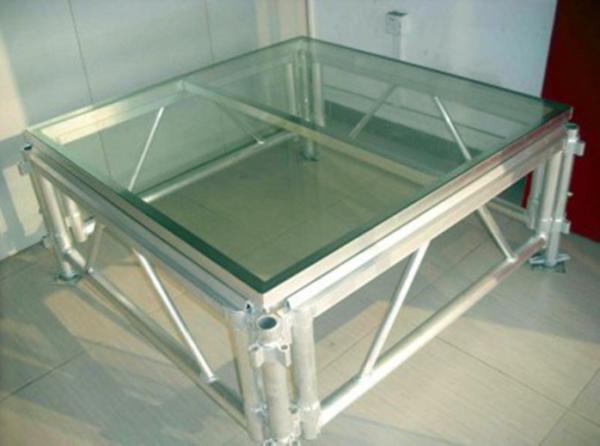 Buy cheap Transparent Plexiglass / Aluminum Stage Truss For Wedding And Swimming Pool from wholesalers