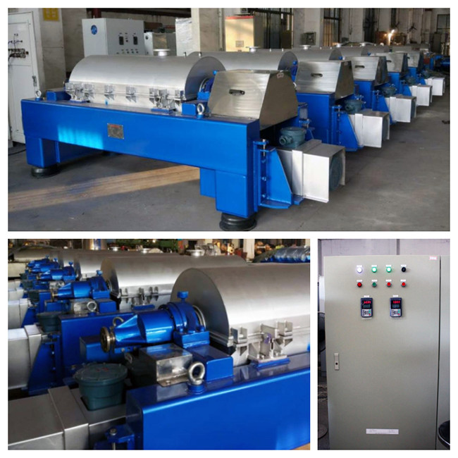 Horizontal Titanium Decanter Centrifuges SS316 For Self Cleaning
