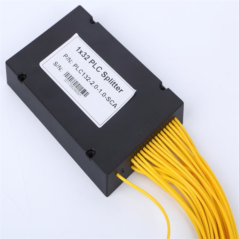 1x2 1x4 1x8 1x16 1x32 1x64 PLC Fiber Optic Splitter Wavelength 1260 - 1650nm