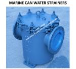 5K-300A Can Water Strainer S-Type JIS F7121 Body Cast Iron With Stainless Steel