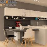 Customized Color and Movable Design Wooden Modular Kitchen Cabinets for Thailand