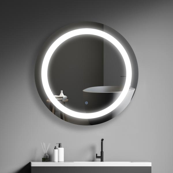 Buy cheap Compact Bathroom Mirror With Lights Corrosion Protection Adjustable Lighting from wholesalers