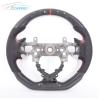 Buy cheap Black Honda Perforated Leather Steering Wheel Carbon Fiber High Gloss from wholesalers