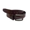 Buy cheap Genuine Mens Casual Leather Belt 3.8cm Width With Inlaid Leather Buckle from wholesalers