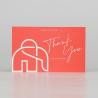 Buy cheap White Beauty Paper Thank You Card For Cosmetic Personalized from wholesalers