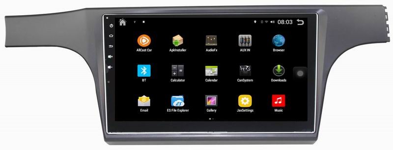 Ouchuangbo car dvd radio bluetooth stereo android 4.4 for Volkswagen Lavida 2013 with capacitance multiple touch screen