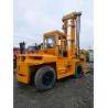 Buy cheap Mitsubishi Engine Used Industrial Forklifts 10000 Kg Rated Loading Capacity from wholesalers