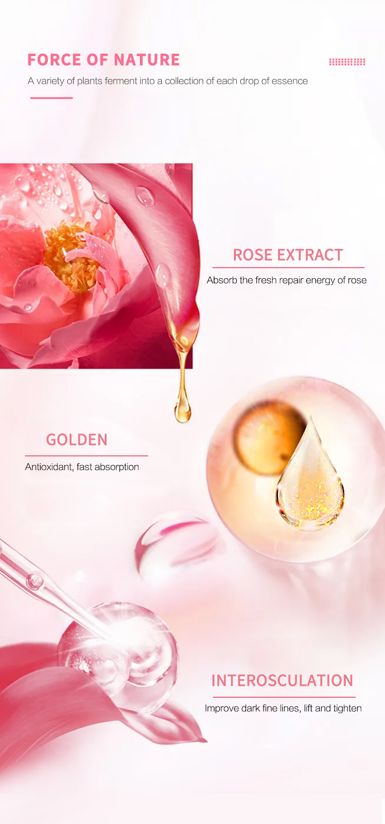 Plant Petal Brightening Facial Mask OEM Skin Care Products Hydrated