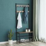 Coat Rack with Hooks, Free Standing Coat Stand, Coat Stand, Hallway Furniture,