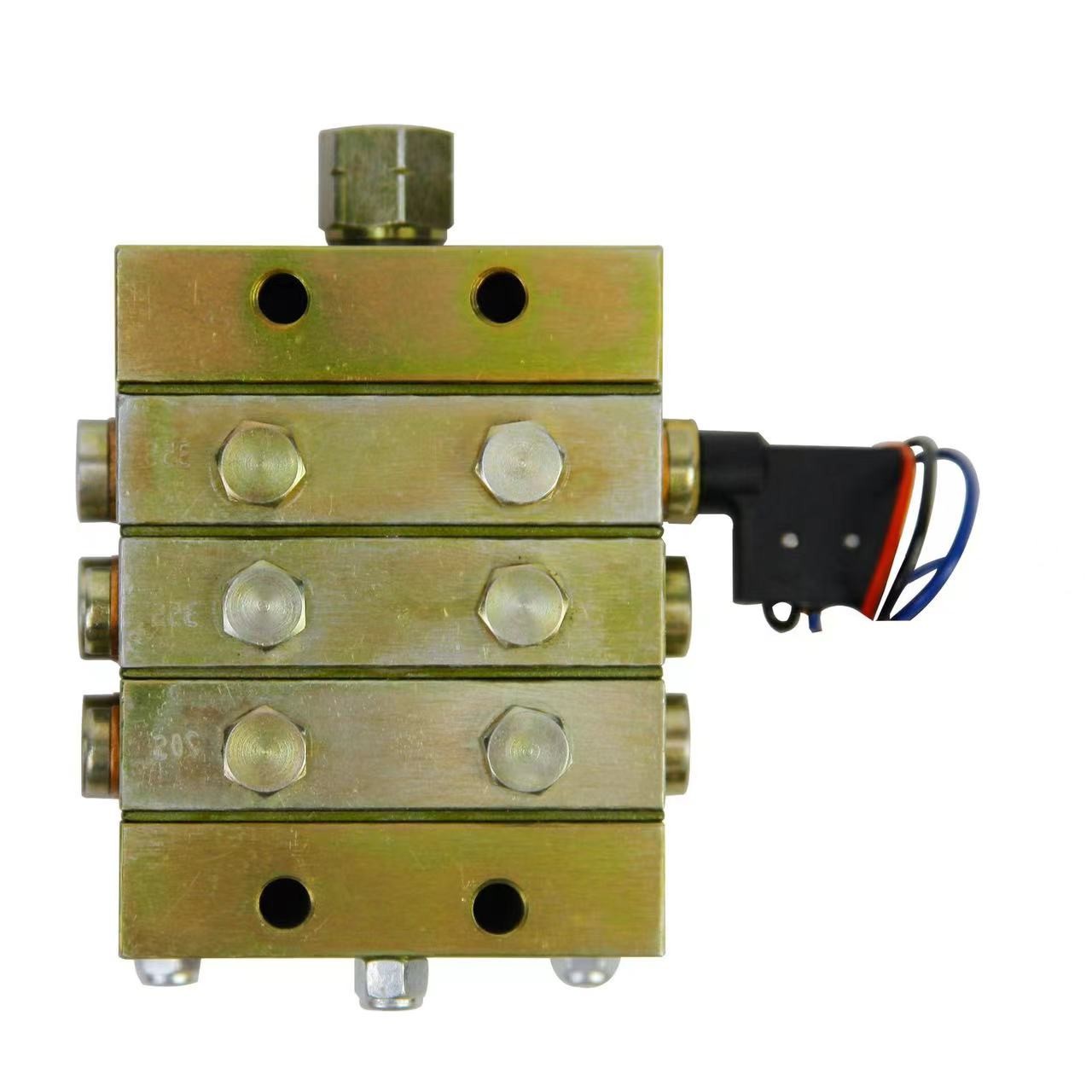 Custom Progressive Lubrication System Distributor For Sany Pump Truck