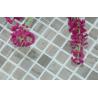 Buy cheap Wood Grain Stone Mosaic Bathroom Sink Splashback Tiles , Bathroom Countertop Tile Morden Design from wholesalers