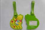 Soft PVC Luggage Tag, Customized Colors are Welcome