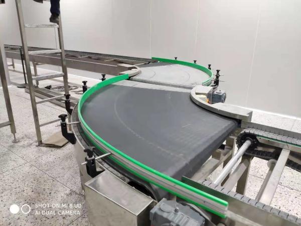 Buy cheap 90 Degrees Curved Food Conveyor Systems from wholesalers