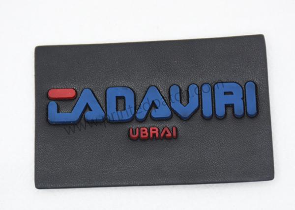 Buy cheap Injection Logo SGS Leather Jean Patches Leather Sew On Labels from wholesalers