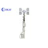 Buy cheap RS485 6M Mobile Aluminum Telescoping Mast 4*120W CREE Lamp from wholesalers
