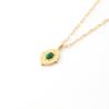 Buy cheap High end design versatile new peacock green necklace trendy fashion pendant from wholesalers