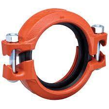 Buy cheap Round 114mm Grooved Clamp Coupling For Fire Duct Piping Systems Seo Friendly from wholesalers