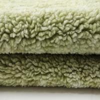 Buy cheap Jacquard Velveteen Upholstery Plain Knitting Fabric 400 Gsm 100% Polyester 188F product
