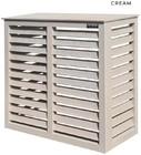 Waterproof WPC Outdoor AC Unit Cover UV Resistance Exterior Air Conditioner