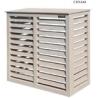 Buy cheap Waterproof WPC Outdoor AC Unit Cover UV Resistance Exterior Air Conditioner Cover 1050mm from wholesalers