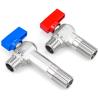 Buy cheap 90 Degree Chrome Plated Angle Valve 1/2 inch Seat Ball Valve For Bathroom Toilet from wholesalers