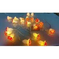 Buy cheap Christmas String Lights LED Mushroom Battery Powered Fairy Lights Indoor Outdoor product