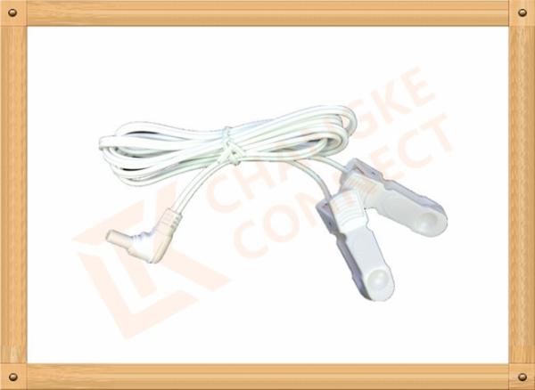 Buy cheap Surgical DC 2.35mm Tens Unit Replacement Leads Wire To Clip 3m from wholesalers