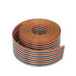 Flexible Ribbon Color Flat Cable for Communication Equipment Minimum Thickness 0