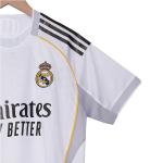 Short Sleeve 2025-2026 Real Madrid Home Jersey Breathable Stretchable