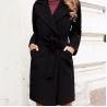 Buy cheap Fashion Wholesale Ladies Wool Plus Size Design Long Jackets Coats Casual Jacket Oversize Coats with Tie for Women Woolen Knitted from wholesalers