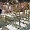 Buy cheap Golden Luminous Clothing Diplay Stand For Garment Shop Furniture from wholesalers