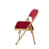 Buy cheap Red Outdoor Folding Garden Chairs Iron Frame Fabric Surface 200-300 Lbs Capacity from wholesalers