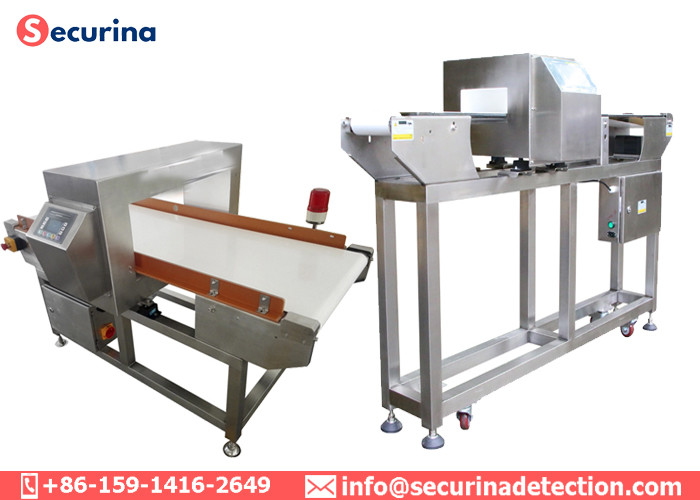 Automatic Arched Conveyor Metal Detector For Meat Industry Chain Conveyor Style