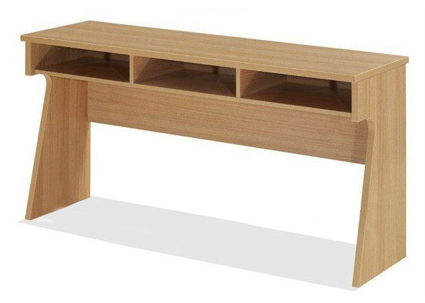 Golden Teak Color Office Training Tables Melamine Laminated Free Combination