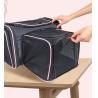 Buy cheap OEM / ODM Custom Expandable Pet Carrier Clear Breathable Pet Cat Bag For Travel from wholesalers