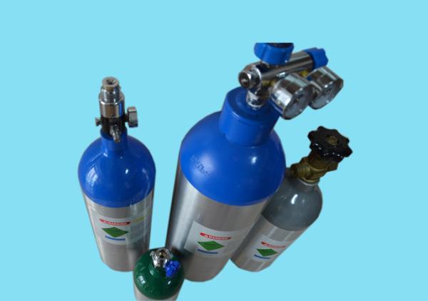 Buy cheap DOT 4L Oxygen Medical Gas Cylinder 25Mpa High Pressure Air Tank from wholesalers