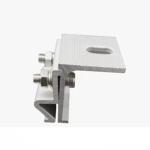 Silver Aluminum Photovoltaic Solar Panel Fixture For Extreme Weather Resistance