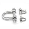 Buy cheap Long 304 316 Grade Stainless Steel D Shackle Fastener from wholesalers