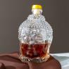 Buy cheap Lead Free 770ML Engraved Crystal Whiskey Decanter Personalized 27oz Buddha Head from wholesalers