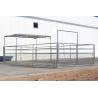 Buy cheap Fully Welded Cattle Corral Panels 4- Rail Livestock Metal Fence Panels from wholesalers