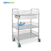Buy cheap 3 Layer Hospital Stainless Steel Medical Instrument Trolley product